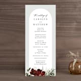 "harvest" - Wedding Programs in Cabernet by Everett Paper Goods - Front