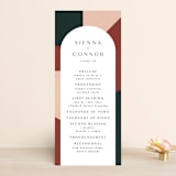 "archway" - Wedding Programs in Forest by Jen Banks - Front