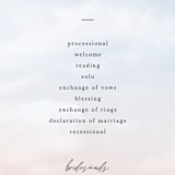 "scene" - Wedding Programs in Sunrise by Pixel and Hank - Detail