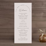 "Overjoyed" - Wedding Programs in Almond by Jill Means - Front