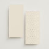 "Floral Type Arch" - Wedding Programs in Cream by Baumbirdy - Back of Card Options