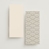 "Floral mosaic" - Wedding Programs in Sand by GeekInk Design - Back of Card Options