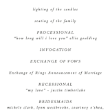 "Slate" - Wedding Programs in Blue Jasper by Erin Deegan - Detail