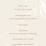 "Ovalon" - Wedding Programs in Terracotta by Pati Cascino - Detail