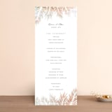 "Painted Leaves" - Wedding Programs in Coconut by Owl and Toad - Front