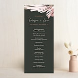 "lush romance" - Wedding Programs in Palm by Robin Ott - Front
