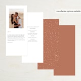 "lush romance" - Wedding Programs in Palm by Robin Ott - Back of Card Options