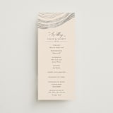 "Rings" - Wedding Programs in Natural by Alethea and Ruth - Front