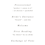 "Double Xi" - Wedding Programs in Cherry by fatfatin - Detail