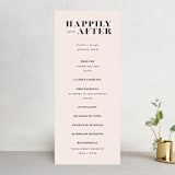 "Finally" - Wedding Programs in Ivory by Up Up Creative - Front