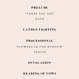 "Finally" - Wedding Programs in Ivory by Up Up Creative - Detail