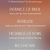"Retro Grid" - Wedding Programs in Sunset by Simona Camp - Detail