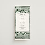 "Block Print Frame" - Wedding Programs in Fern by Katharine Watson - Front
