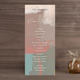 "gallery" - Wedding Programs in Mojito by Lindsay Megahed - Front