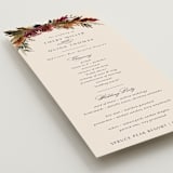 "poetique" - Wedding Programs in Autumn by Kate Ahn - Detail