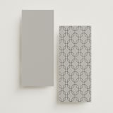 "Everly" - Wedding Programs in Snow by Hooray Creative - Back of Card Options
