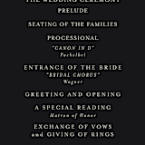 "Falling into Love" - Wedding Programs in Rustic by Chris Griffith - Detail