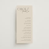"Layered" - Wedding Programs in Natural by Kelly Schmidt - Front