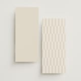 "Layered" - Wedding Programs in Natural by Kelly Schmidt - Back of Card Options