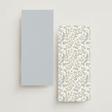 "Wild Flora" - Wedding Programs in Meadow by Kristen Smith - Back of Card Options