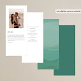 "Forest air" - Wedding Programs in Forest by Yuliya Evseeva - Back of Card Options