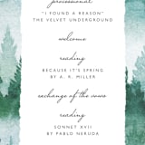 "Forest air" - Wedding Programs in Forest by Yuliya Evseeva - Detail