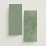 "Vining" - Wedding Programs in Eucalyptus by Kristie Kern - Back of Card Options