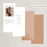 "Watercolor dune" - Wedding Programs in Desert by Yuliya Evseeva - Back of Card Options