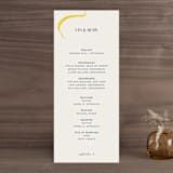 "Ophelia" - Wedding Programs in Golden by Mere Paper - Front