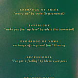 "Forest Love" - Wedding Programs in Forest by Simona Camp - Detail