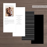 "conjoin" - Wedding Programs in Pearl by Alethia Frye - Back of Card Options