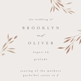 "Lennox" - Wedding Programs in Harvest by Kristie Kern - Detail