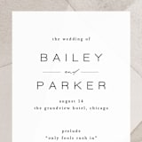 "Gossamer" - Wedding Programs in Sandstone by Kate Ahn - Detail