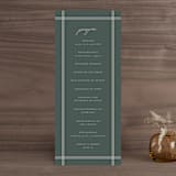 "Vista" - Wedding Programs in Forest by Melanie Severin - Front