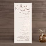 "Millennial" - Wedding Programs in Rose by Hooray Creative - Front