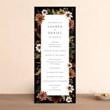 "Falling In Love" - Wedding Programs in Harvest by Susan Moyal - Front