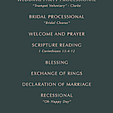 "Arched Pampas" - Wedding Programs in Basil by Kaydi Bishop - Detail