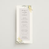 "mimosa" - Wedding Programs in Dandelion by Everett Paper Goods - Front