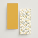 "mimosa" - Wedding Programs in Dandelion by Everett Paper Goods - Back of Card Options
