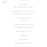 "Gilded Woodland" - Wedding Programs in Fern by Kristie Kern - Detail