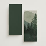"The Forest" - Wedding Programs in Jade by Elly - Back of Card Options