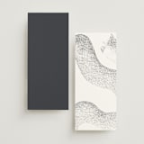 "Memo" - Wedding Programs in Charcoal by Blustery August - Back of Card Options