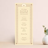 "Nouveau Love" - Wedding Programs in Umber by Morgan Ramberg - Front