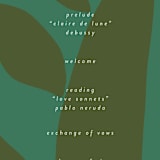 "botanica" - Wedding Programs in Jungle by Morgan Kendall - Detail