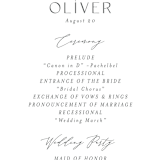 "Violet Cascade" - Wedding Programs in Violet by Nicoletta Savod - Detail