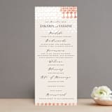 "Moroccan Jewel" - Wedding Programs in Sepia Sunset by Zhay Smith - Front