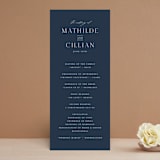 "Georgetown" - Wedding Programs in Oxford by Stacey Meacham - Front