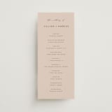 "Picturesque" - Wedding Programs in Linen by Christie Garcia - Front