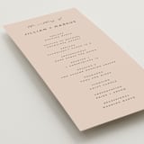 "Picturesque" - Wedding Programs in Linen by Christie Garcia - Detail