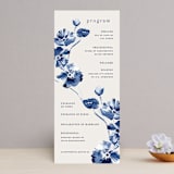 "Poppies" - Wedding Programs in Klein by Pati Cascino - Front